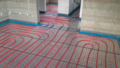 Podlahové topení a instalatérské práce ve Vratislavicích