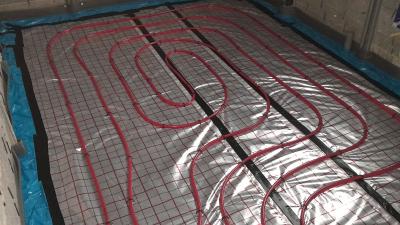 Podlahové topení a instalatérské práce ve Vratislavicích